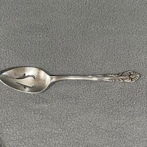 EKCO Eterna Lady Custom‎ Stainless Steel Serving Spoon Pierced
